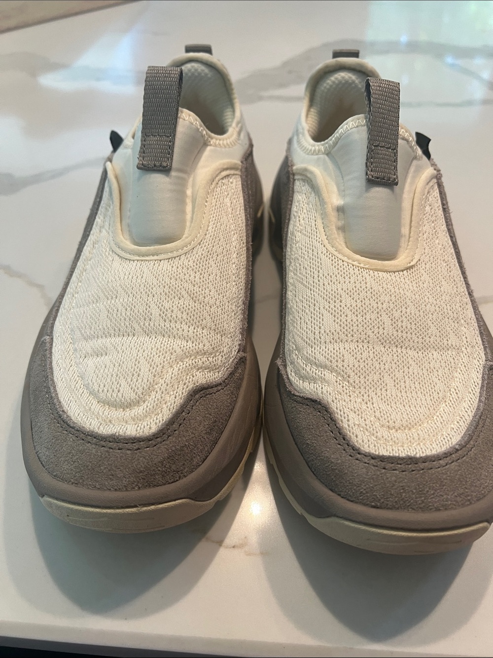 Teva Hurricane Daybreaker Slip-On Shoes Women’s 8 White Gray Outdoor Casual Comf